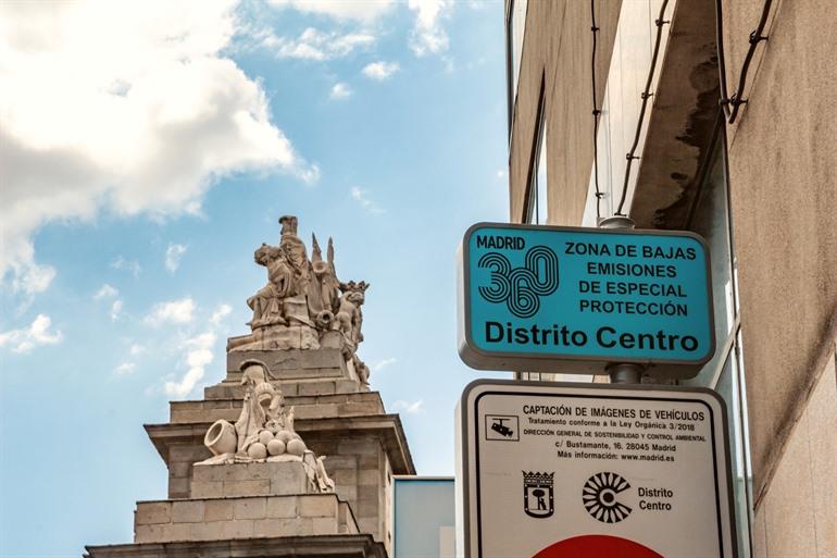 Niedrigemissionszone in Madrid
