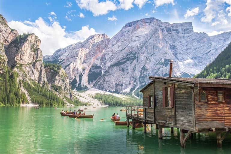 Braieser See, Dolomiten