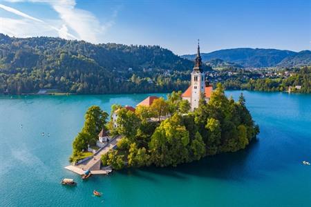 Route für Ihren Autoreise durch Slowenien, Kroatien und Montenegro plus Karte