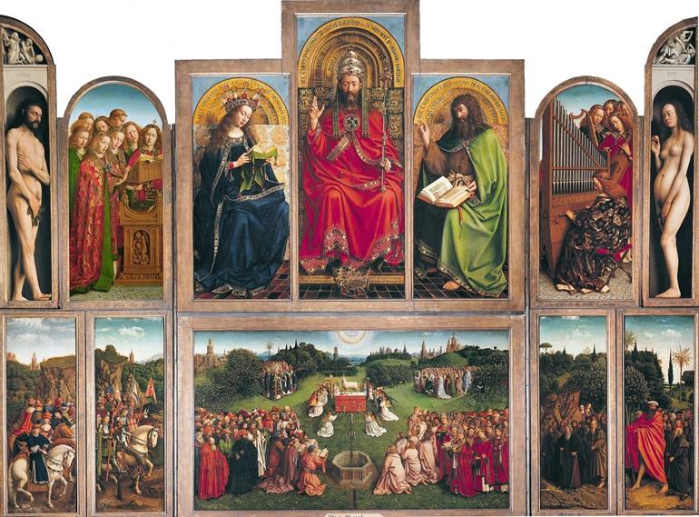 Lamm Gottes der Brüder Van Eyck