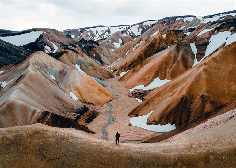 Landmannalaugar Gebirgslandschaft, Island