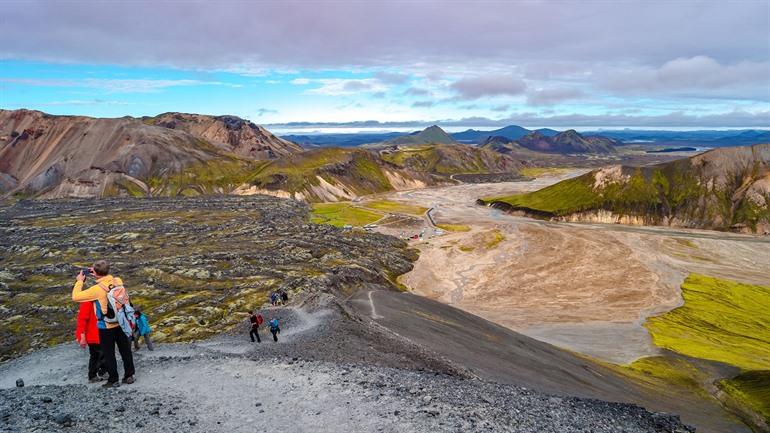 Laugavegur-Wanderweg, vier Tage Trekking durch die Wildnis Islands