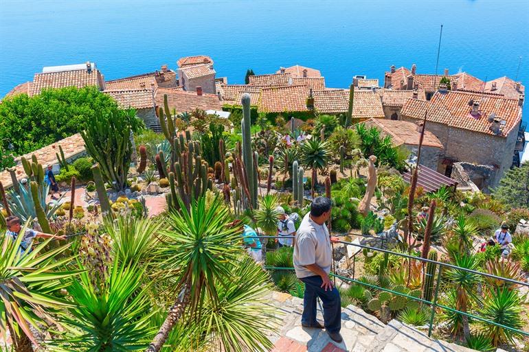Den Exotischen Garten von Eze besichtigen