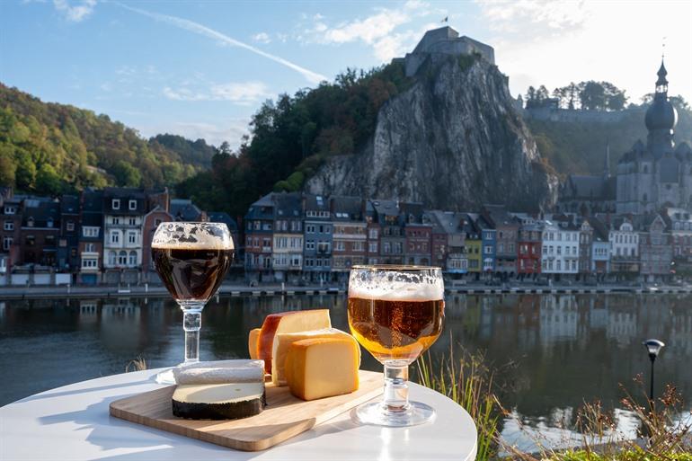Leffe-Bier bei Ihrem Besuch in Dinant probieren