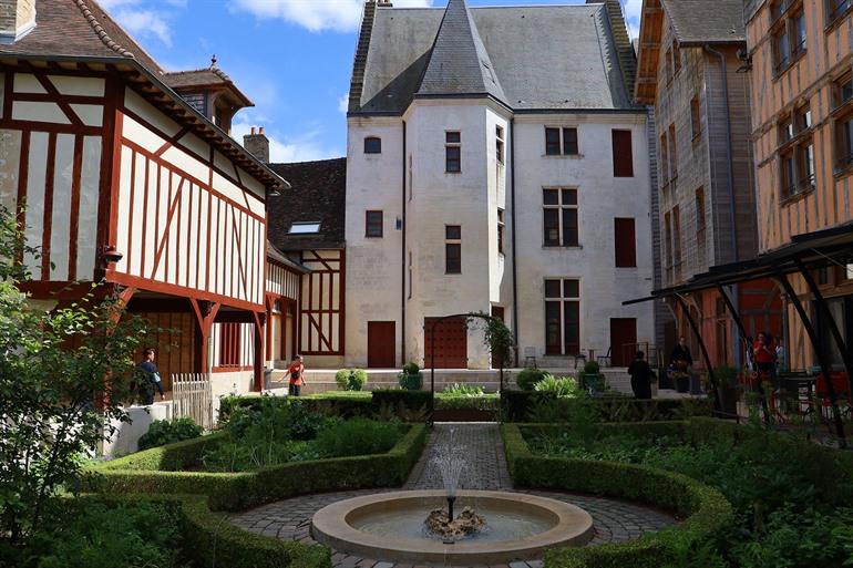 Die Gärten des Hotels Juvénal-des-Ursins, Troyes