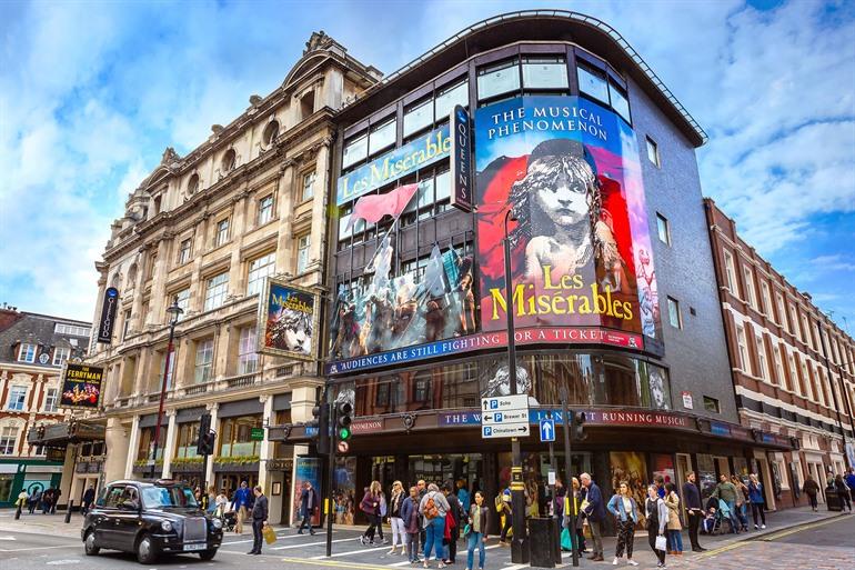 Les Misérables im Queen’s Theatre, West End London
