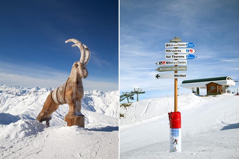 Die Trois Vallées in den französischen Alpen erkunden