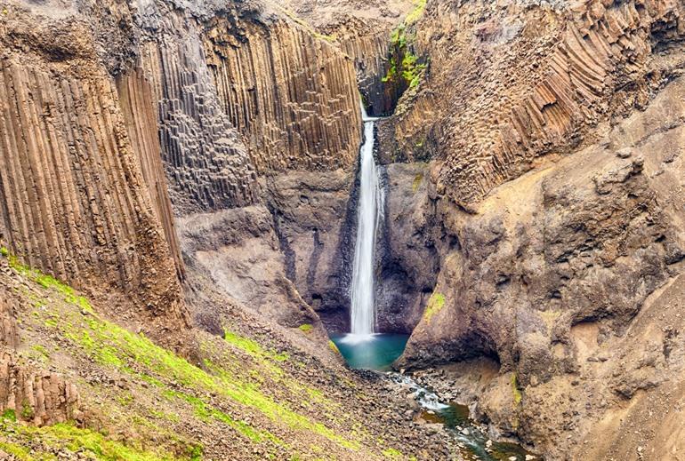 Litlanesfoss Wasserfall