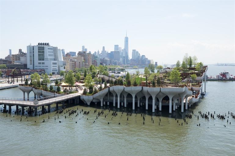 Little Island am Pier 55 in New York