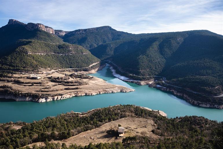 Llosa del Cavall Stausee, Katalonien