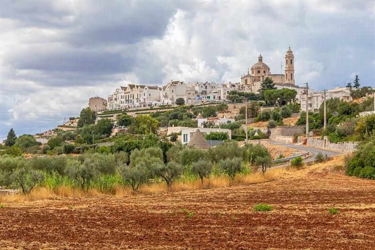 Locorotondo in Apulien