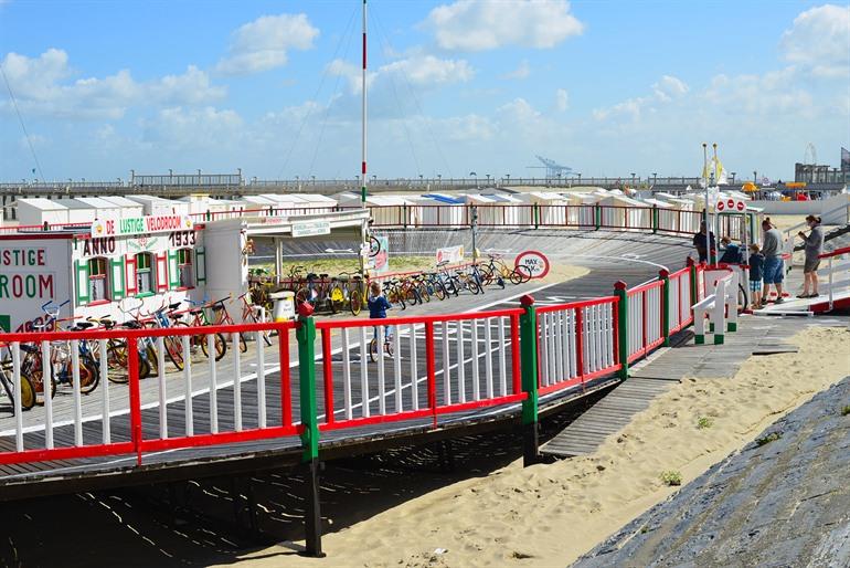 Lustiger Velodrom in Blankenberge
