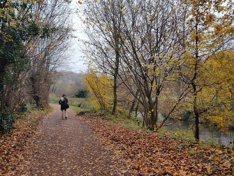 Machen Sie einen Spaziergang entlang der Geul in Valkenburg