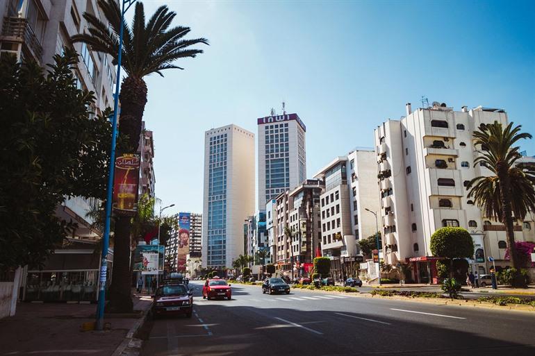 Maarif-Viertel in Casablanca, Marokko
