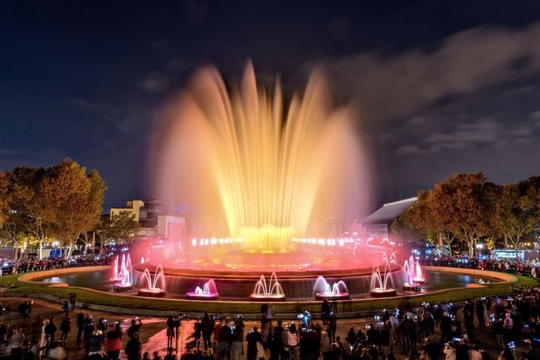 Magischer Brunnen in Barcelona