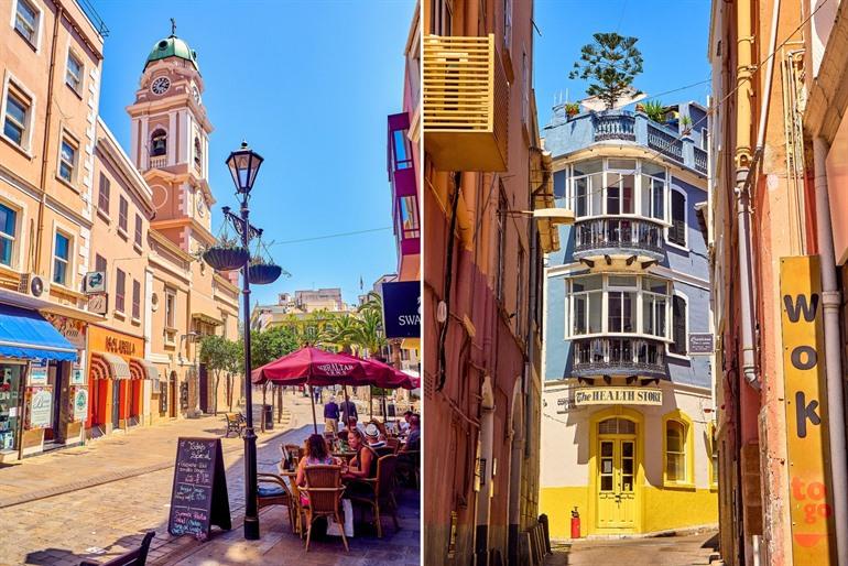 Main Street, die wichtigste Einkaufs- und Flaniermeile von Gibraltar