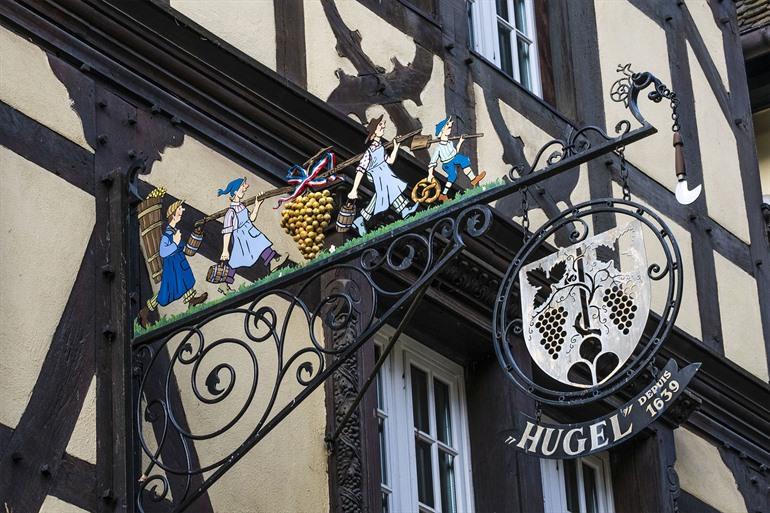 Maison Hugel und Fils, eines der ältesten Weingüter im Elsass
