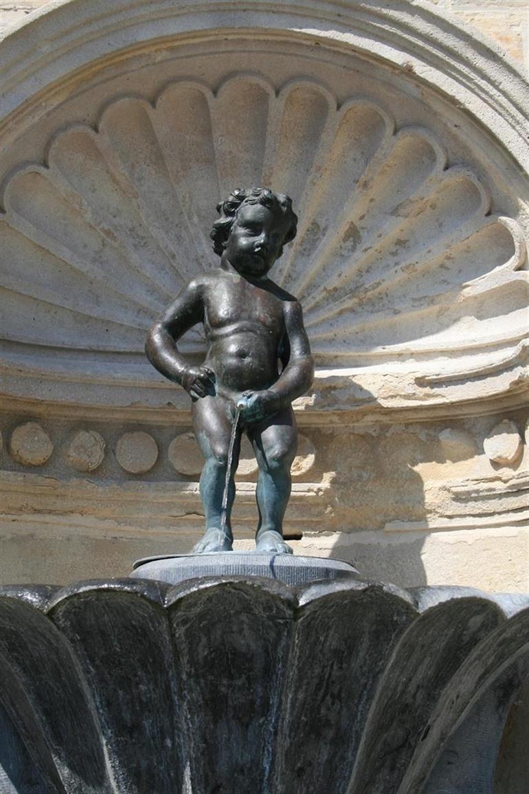 Manneken Pis in Geraardsbergen, Vlaamse Ardennen