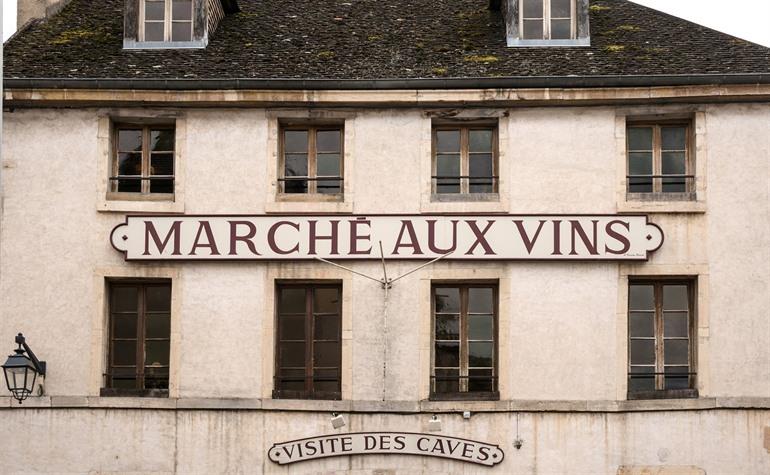 Weinmarkt in Beaune, Burgund
