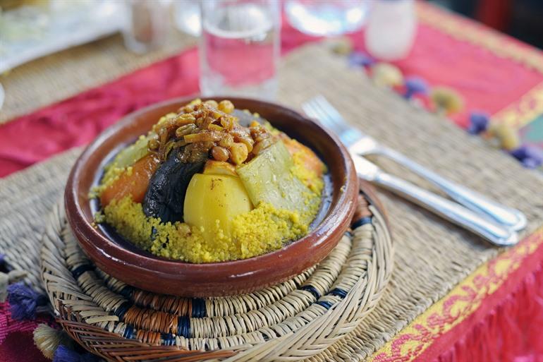 Marokkanisches Couscous-Gericht, Marokko