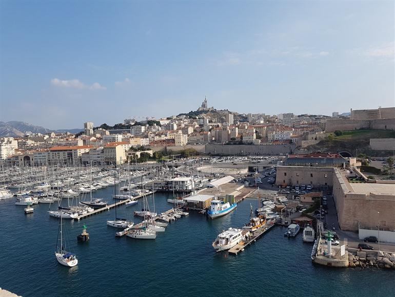 Blick auf Marseille vom Fort Saint-Jean