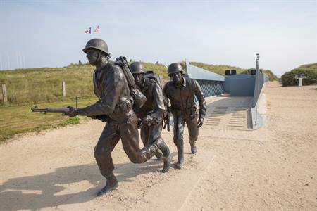 Gedenkstätte in der Nähe des Utah Beach