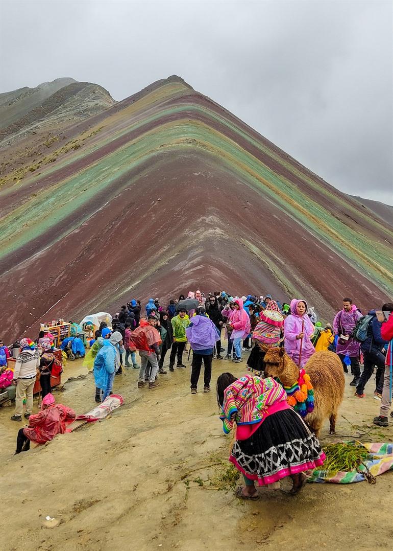 Bei schlechtem Wetter auf Vinicunca