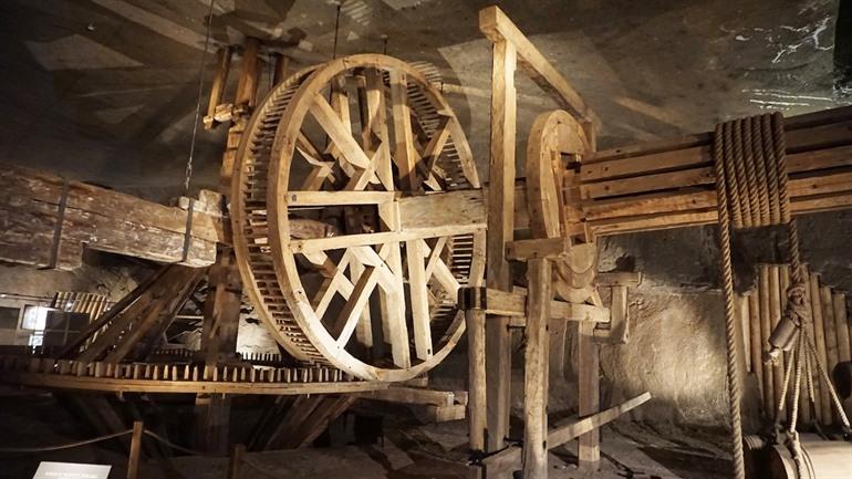 Die Bergarbeiterroute in der Salzmine Wieliczka