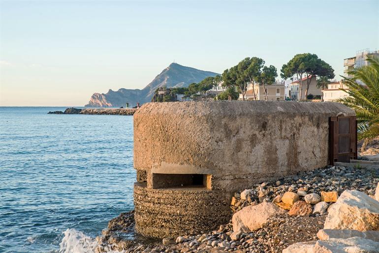 Militärbunker in Altea, Alicante