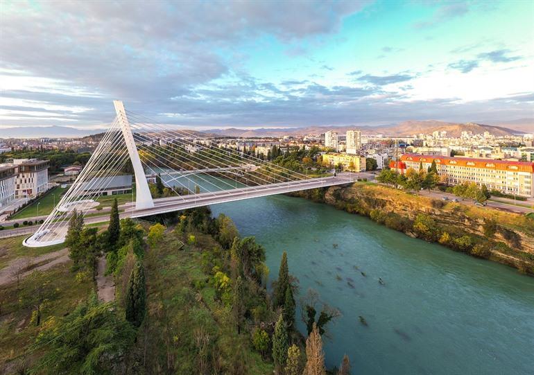 Millennium-Brücke in Podgorica