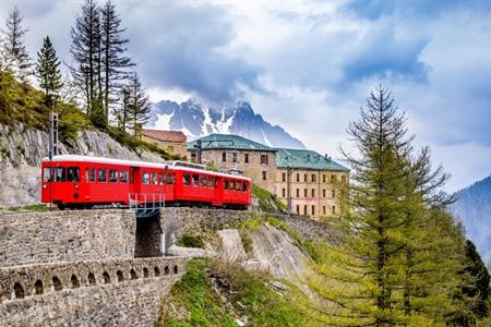 Besuch der Montenvers in den französischen Alpen