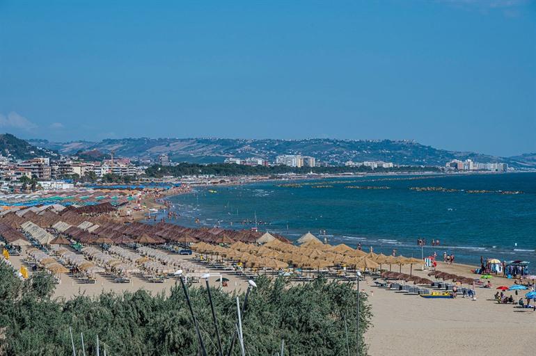 Strand von Montesilvano in Pescara