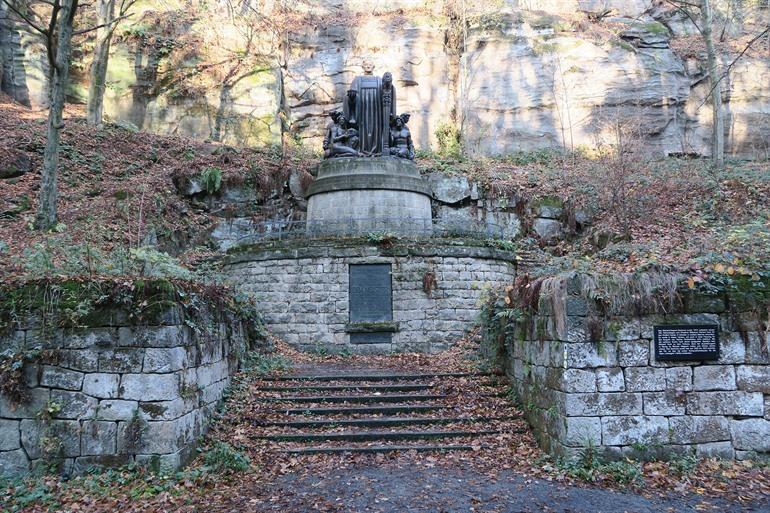 Richard-Wagner-Denkmal in Sachsen-Schweiz