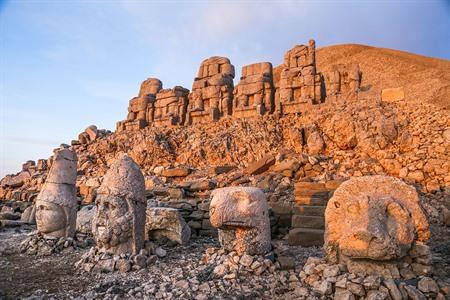 Der Mount Nemrut in Kappadokien, Türkei