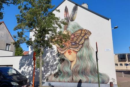 Murals und Street-Art in Ostende: Chrystal Ship