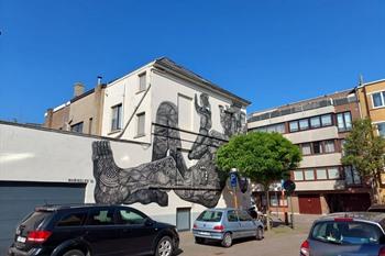 Murals und Street-Art in Ostende: Chrystal Ship