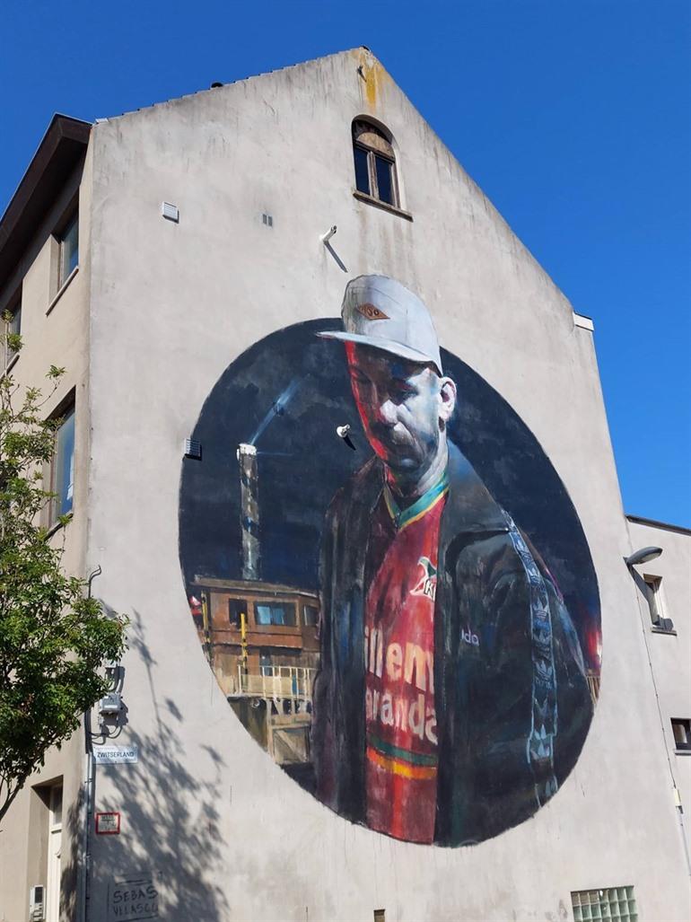 Murals und Street-Art in Ostende: Chrystal Ship