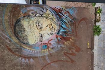 Murals und Street-Art in Ostende: Chrystal Ship