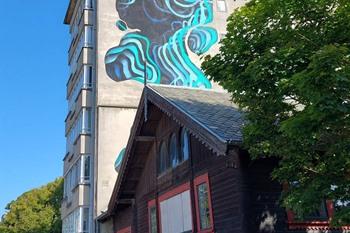 Murals und Street-Art in Ostende: Chrystal Ship