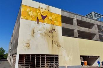 Murals und Street-Art in Ostende: Chrystal Ship