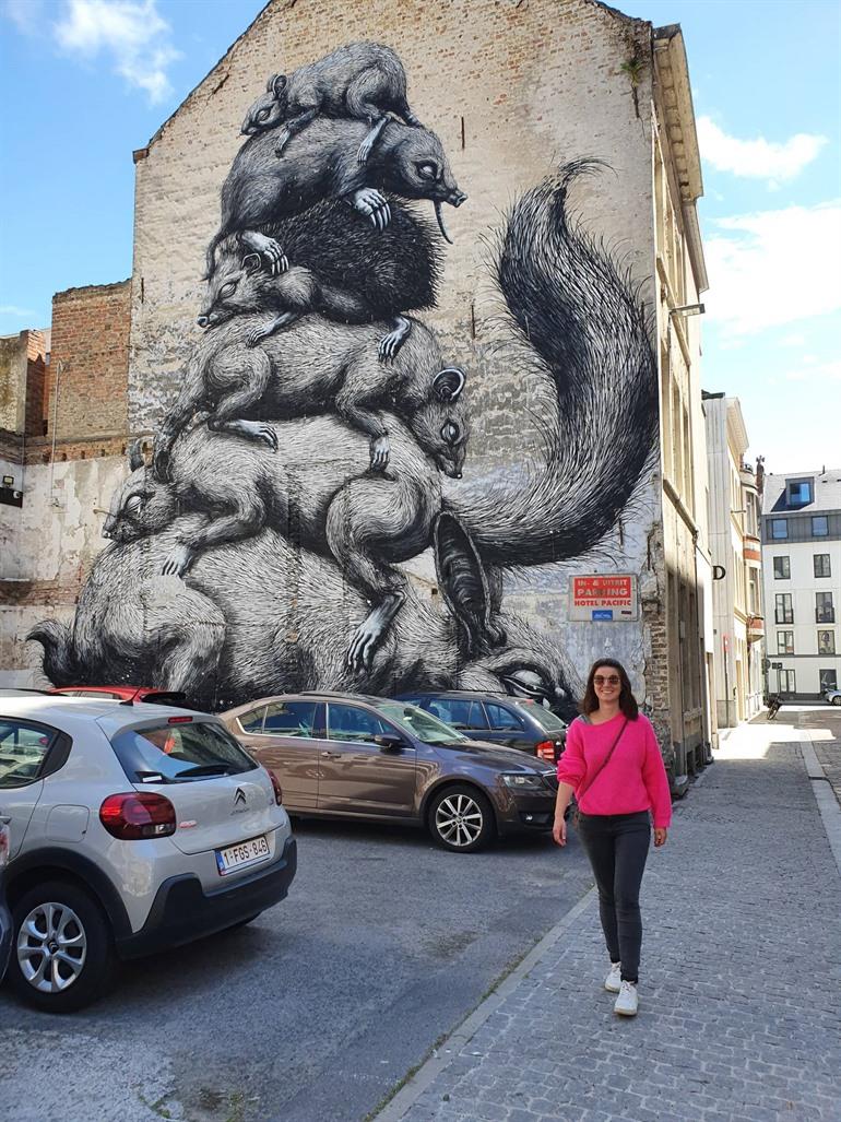 Murals und Street-Art in Ostende: Chrystal Ship