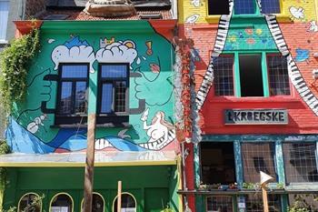 Murals und Street-Art in Ostende: Chrystal Ship