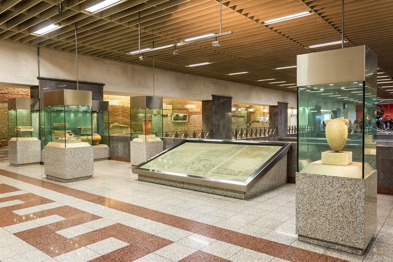 Museum-U-Bahn-Station Syntagma, Athen, Griechenland