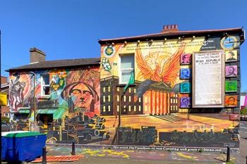 Fassadenmalereien in Belfast