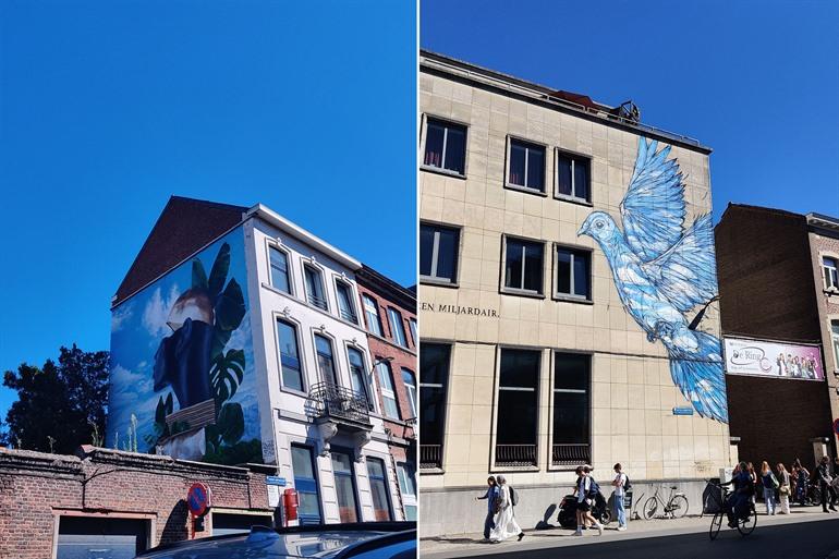 Wandmalereien in der Justus Lipsiusstraße, Leuven