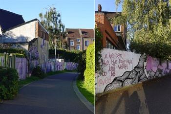 Wandmalereien entlang des Brugbergpfads, Leuven