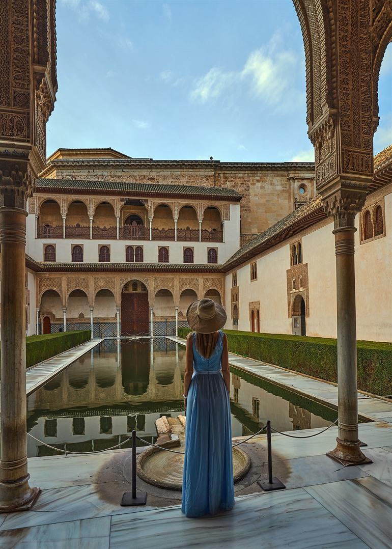 Nasriden-Paläste im Alhambra in Granada