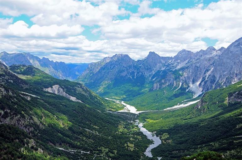 Den Nationalpark Valbonë-Tal in Albanien besuchen