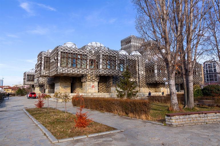 Nationale Universitätsbibliothek des Kosovo in Pristina