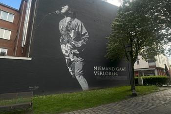 Niemand geht verloren in Steppe und Letterknecht, Street-Art Gent